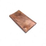 TABAQUERA DE CUERO COBRE METALIZADO