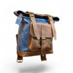 MOCHILA ARAUCARIA AZUL/CAFÉ