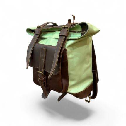MOCHILA ARAUCARIA MENTA/CHOCOLATE