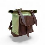 MOCHILA ARAUCARIA MENTA/CHOCOLATE
