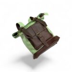 MOCHILA ARAUCARIA MENTA/CHOCOLATE